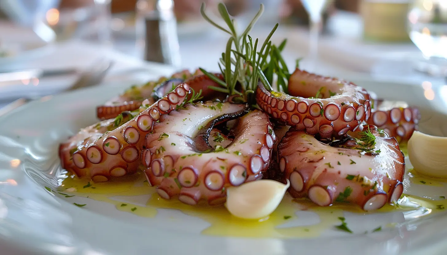 pulpo al ajillo